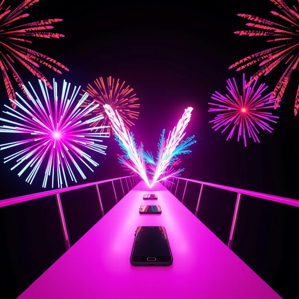 Fondo festivo del 15° aniversario